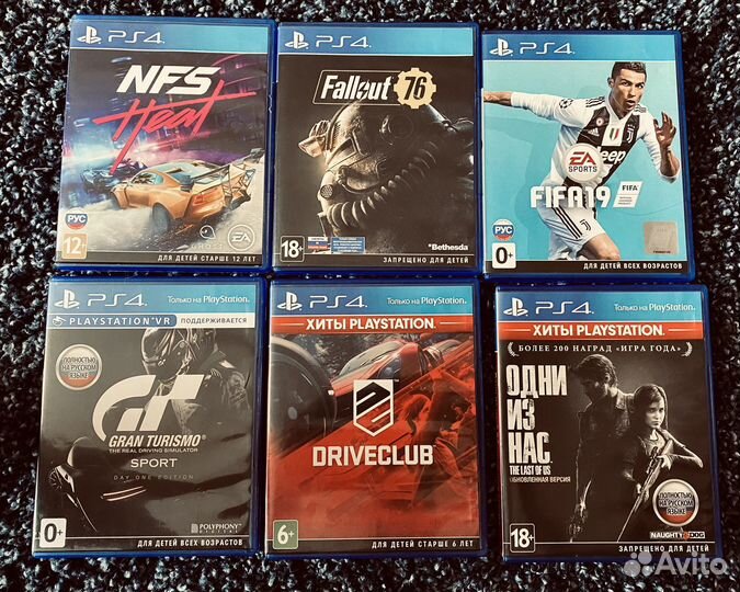 Игры для приставок ps4