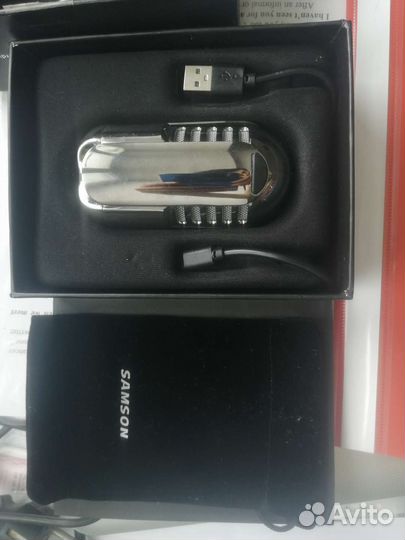 Микрофон Samson Meteor Mic серебристый