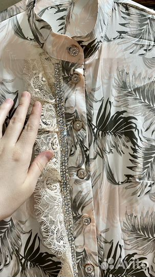 Платье халат длинное