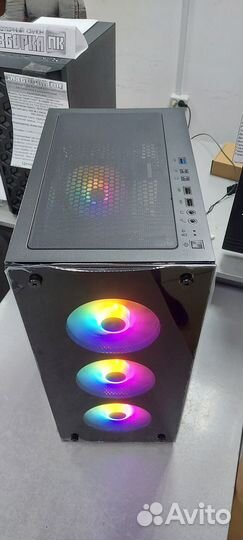 Корпус 1stplayer fire dancing V7 4xRGB 120mm