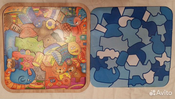 Деревянные пазлы