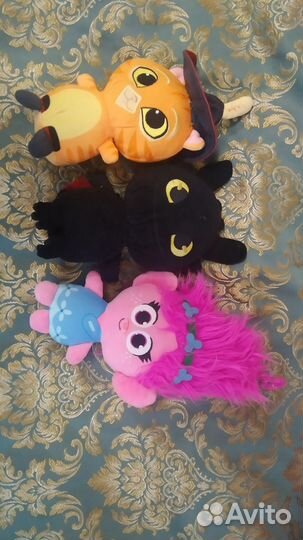 Мягкая игрушка Беззубые, Розочка и Кот в Сапогах