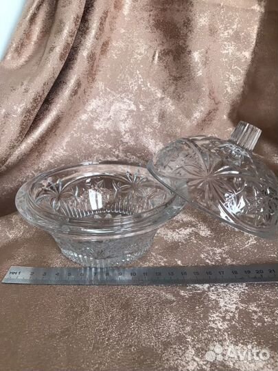 Вазы для конфет хрустальные