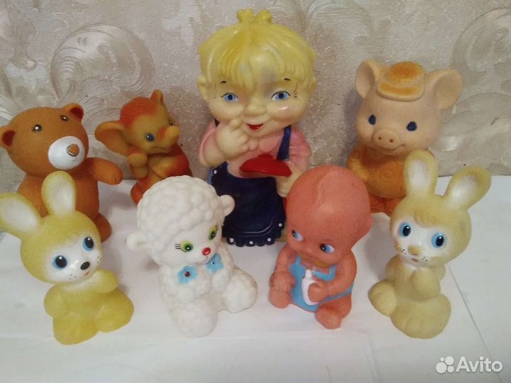 Резиновые игрушки СССР
