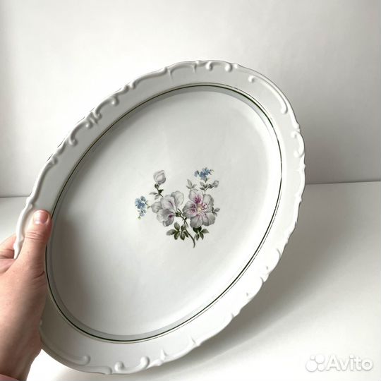 Kahla ГДР винтаж блюдо тарелка сакура вишня