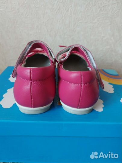 Новые туфли из натуральной кожи, размер 25