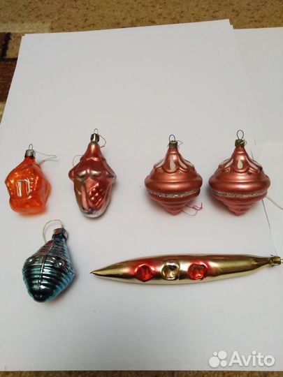 Елочные игрушки СССР