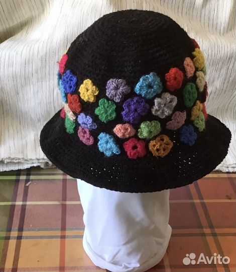 Дизайнерская женская шляпка- панамка