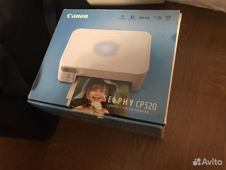 Принтер selphy cp520 compact photo printer