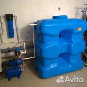 Емкость для воды 1000л прямоугольная