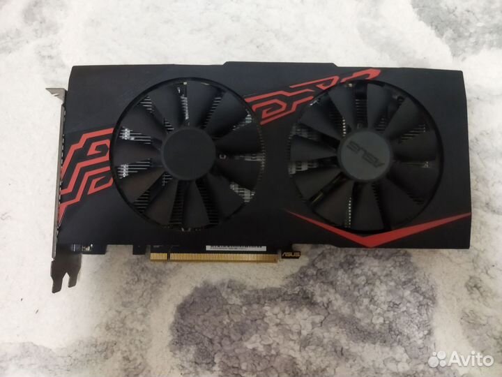 Видеокарта Radeon RX570 asus expedition 4GB