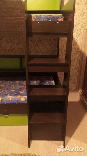 Двухъярусная кровать бу с матрасами