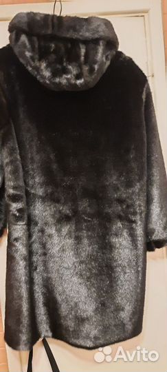 Эко шуба под норку новая р.52-54