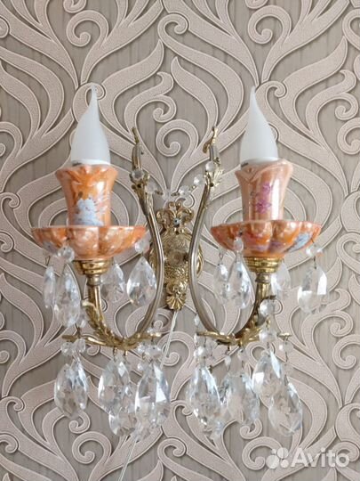 Бра хрусталь