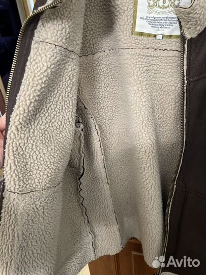 Дубленка мужская искусственная авиатор