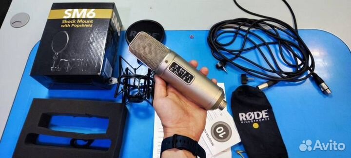 Конденсаторный Микрофон Rode Nt2-A. +Паук
