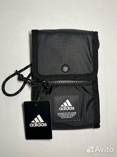 Adidas Neck Pouch Crossbody Bag Black