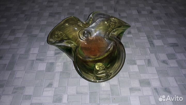 Ваза цветное стекло