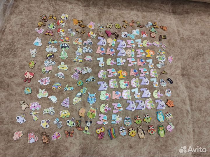 Пуговицы деревянные в банке