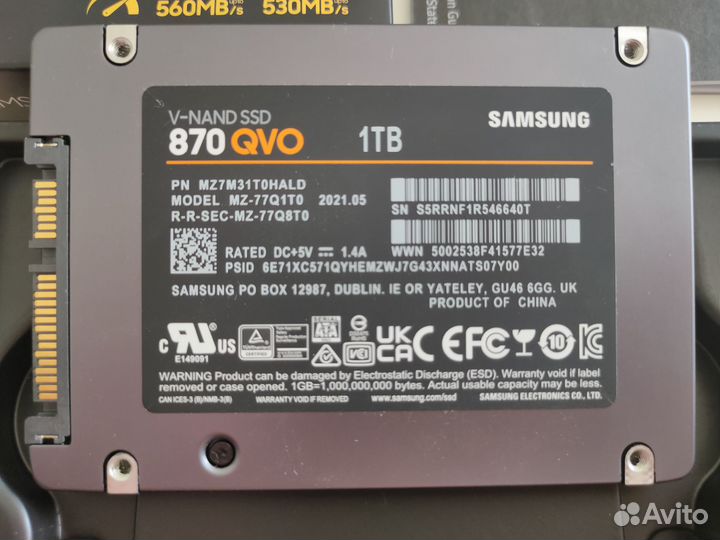 SSD Samsung 870 QVO 1tb