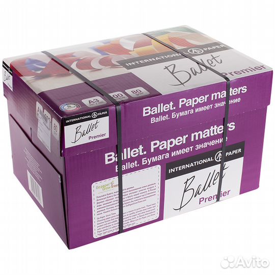 Бумага А3 Ballet Premier 80 г/кв.м. класса А