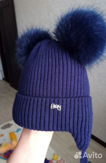 Зимняя шапка детская