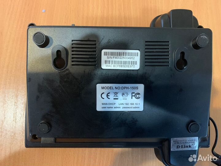 SIP телефон VolP D-link DPH-150S/F2