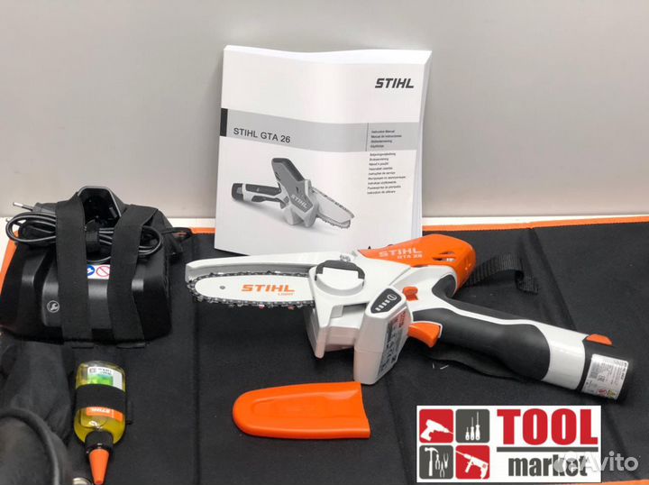 Аккумуляторная мотопила stihl GTA 26 SET (AS 2, AL