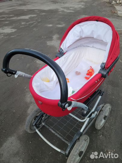 Коляска люлька peg perego +автолюлька