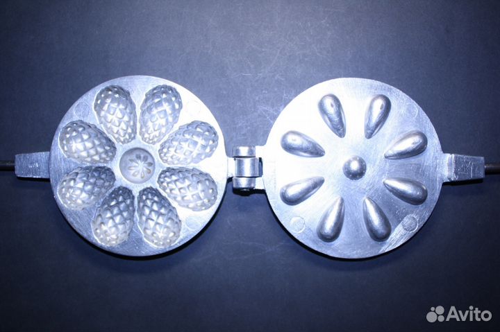 Вафельница форма для выпечки шишки гост. СССР