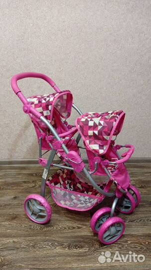 Коляска для двух кукол
