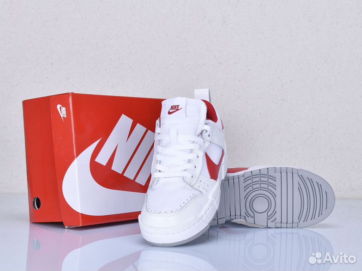 Кроссовки Nike Dunk Low Disrupt кожа натуральная