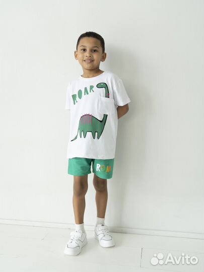 Комплект шорты и футболка zara