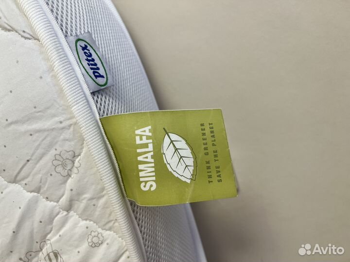 Детский матрас Plitex овальный 125*75