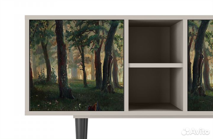 Тв-тумба T5 - Сатин - Rain in the Oak Forest