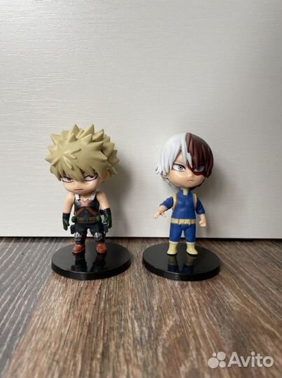 Фигурки Бакуго и Тодороки