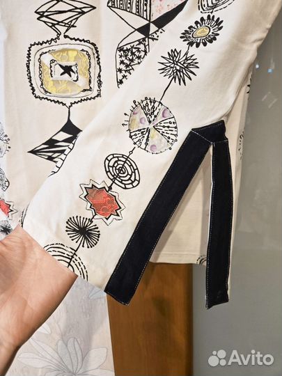 Майка с геометрическими узора