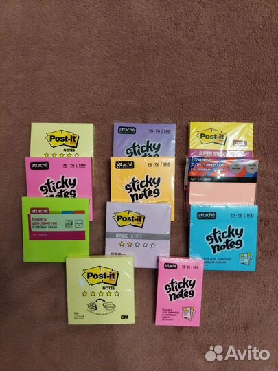 Стикеры цветные, цена за 11 шт