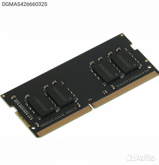 Модуль памяти Digma 32GB sodimm DDR4 2666MHz, dgma