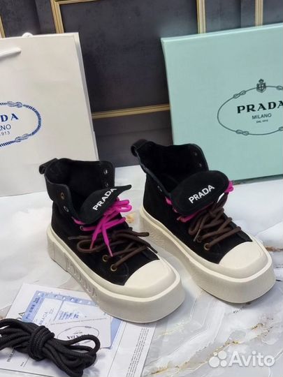 Prada кеды женские