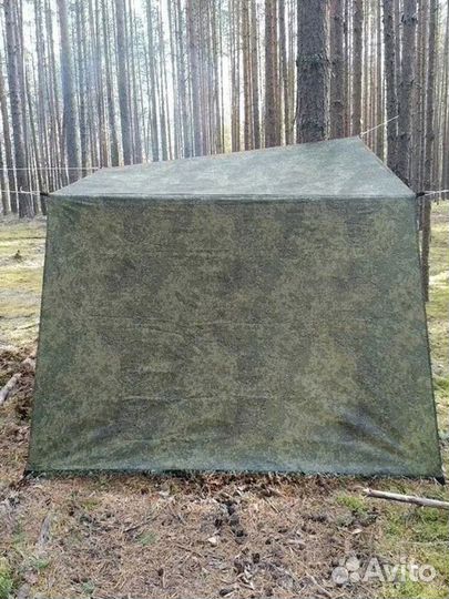 Тент туристический, военный 3*3 и 3*6м