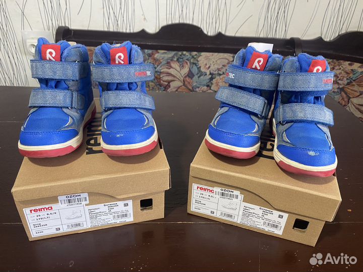 Ботинки зимние/демисезонные reima 25 размер
