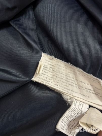 Пальто mango с кокеткой шерсть