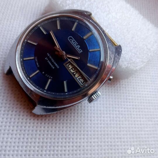 Часы СССР наручные Слава автоподзавод 27 камней