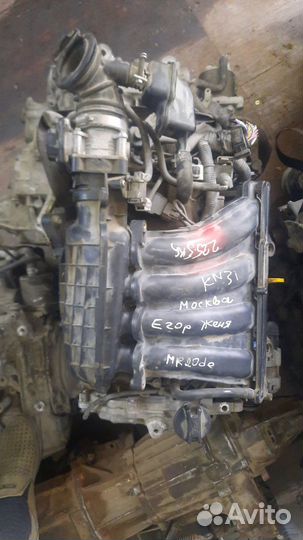 Двигатель с Вариатором nissan MR20DE 2.0 из Дубая