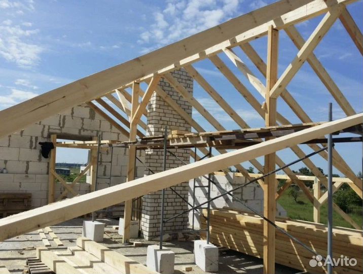 Кровельные работы.Монтаж кровли