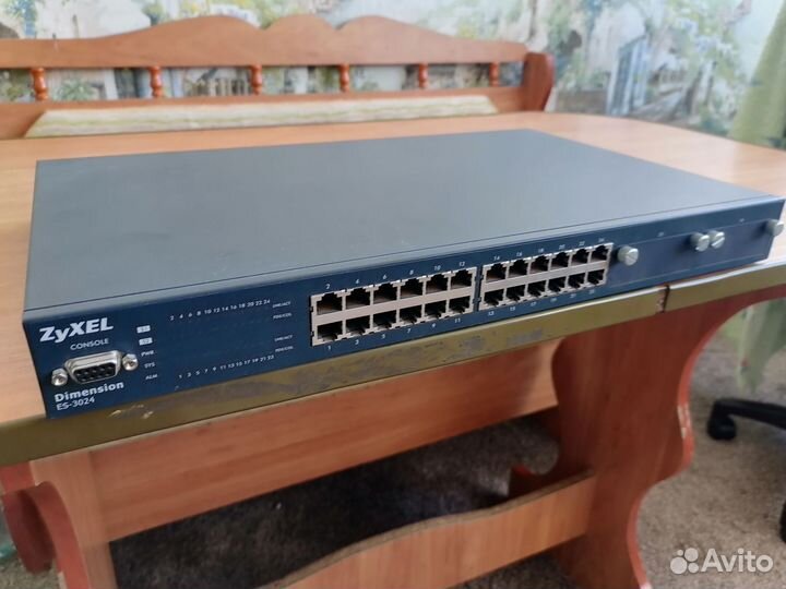 Коммутатор zyxel ES-3024 EE маршрутизатор