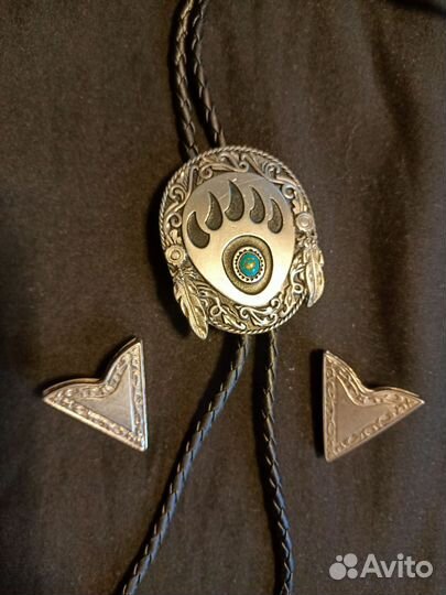 Боло и уголки на рубашку вестерн