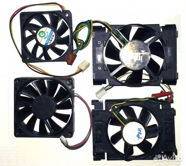 Вентиляторы, кулеры разных размеров