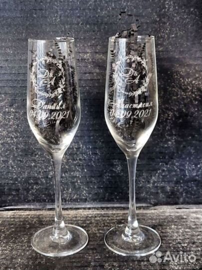Лучший подарочный набор - Свадебные бокалы